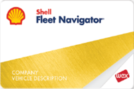 Shell Fleet Navigator Card